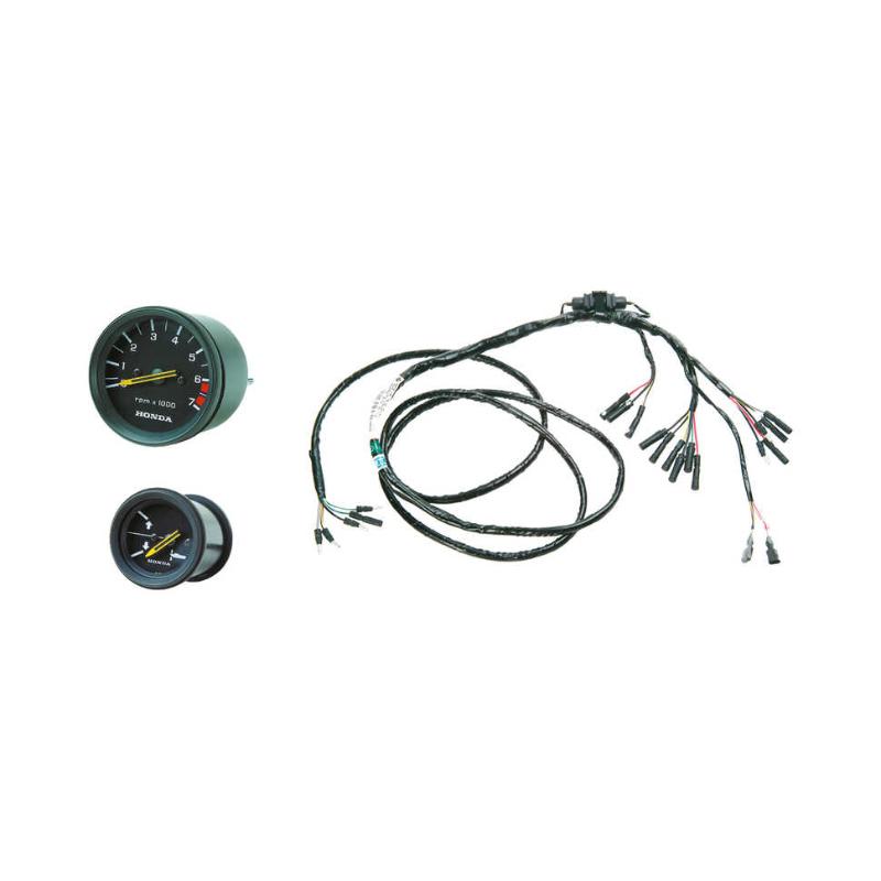 Honda Deluxe 2 Gauge kit - Black - thumbnail 2