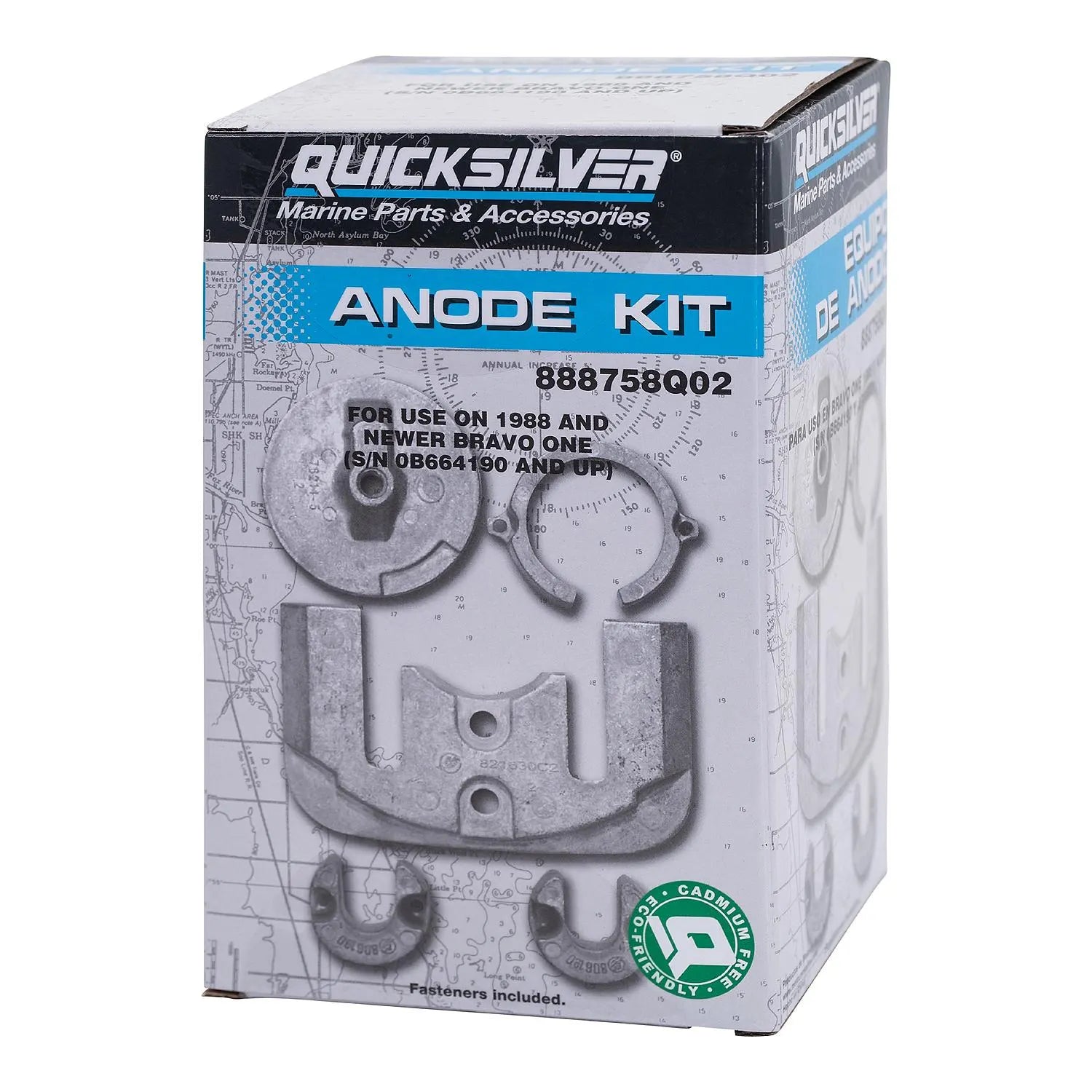Quicksilver Aluminum Anode Kit - thumbnail 2