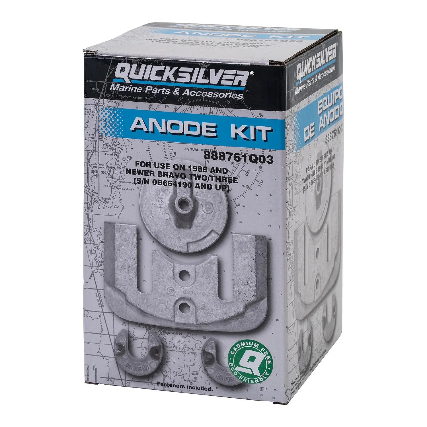 Quicksilver Aluminum Anode Kit - 2