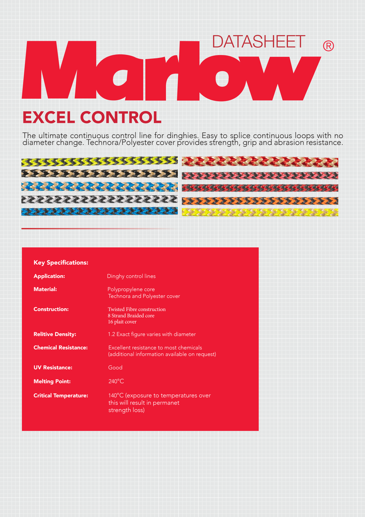 Marlow Rope Dinghy Excel Control - 6