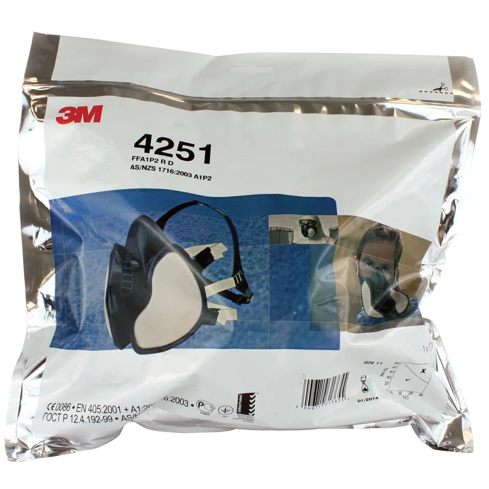 3M 4251+ Organic Vapour & Particulate Respirator - thumbnail 2