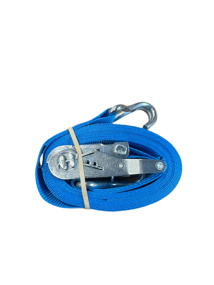 5M Ratchet Lashing Lightweight with Hook 50mm Blue LC1000 - thumbnail 2