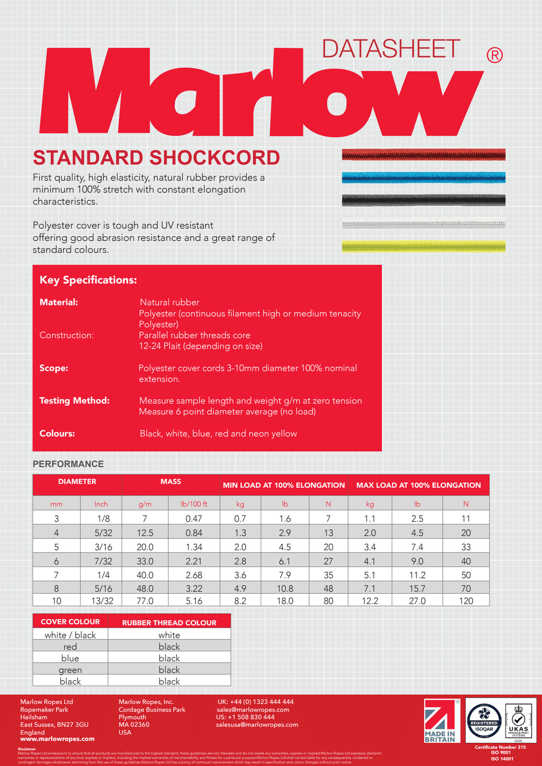 Marlow Shock Cord Black - thumbnail 2