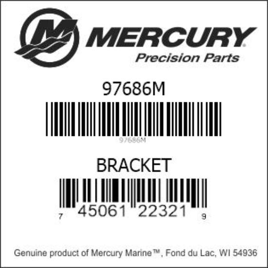 Quicksilver Bracket - 97686M - thumbnail 2