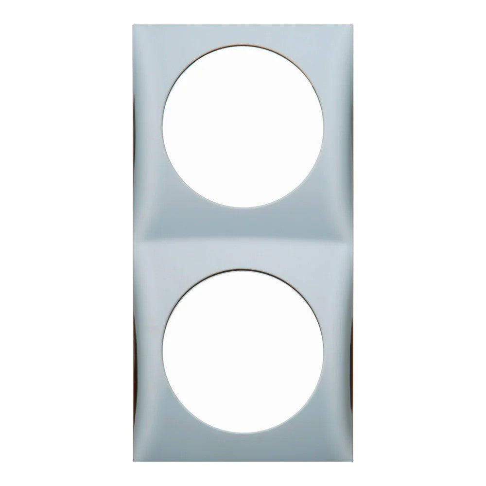 Berker Integro Flow - 2 Gang Frame - Chrome Gloss BK/09-1826-25-18