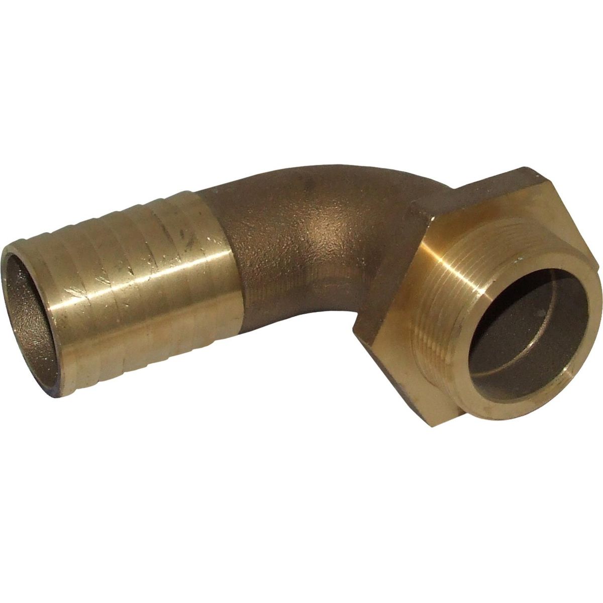 AG Right Angle Hose Connector Bronze