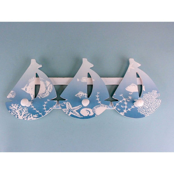 Sailboat Flotilla Coat Hooks - 2