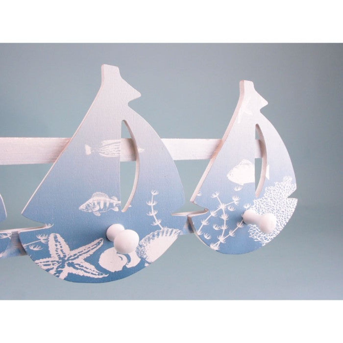 Sailboat Flotilla Coat Hooks - 3