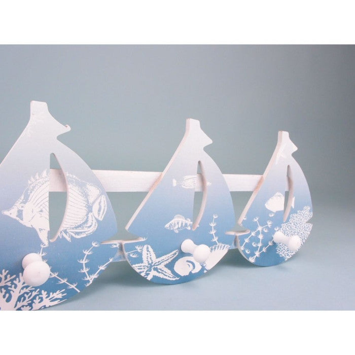 Sailboat Flotilla Coat Hooks - thumbnail 4