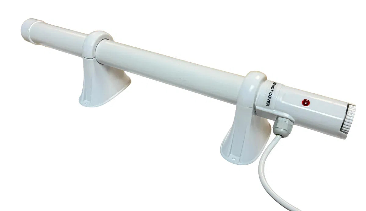 Slimline Tube Heater with Thermostat - 240V UK Plug - 50cm to 1m - thumbnail 2