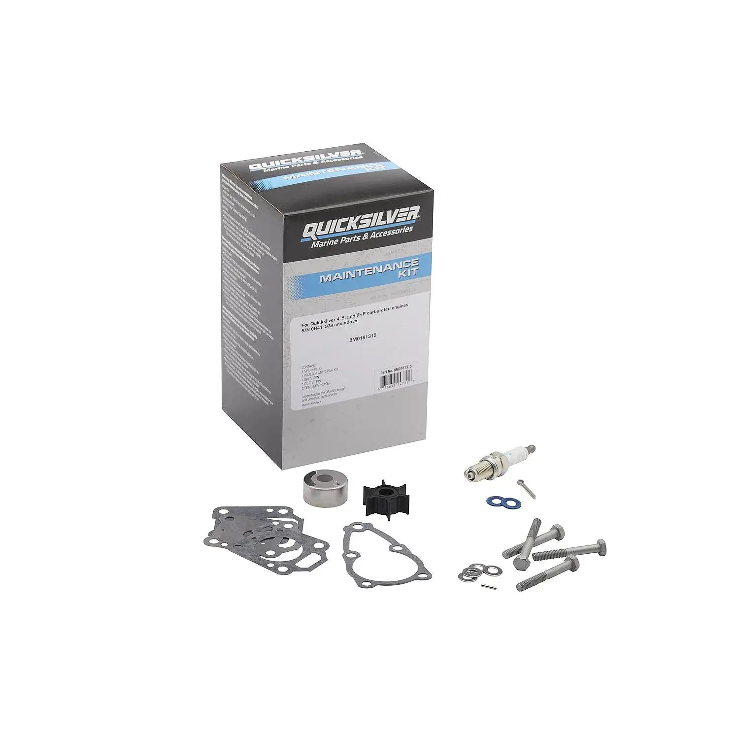 Mercury Quicksilver - SERVICE KIT 2.5HP 3.5HP (0R131842 & above) - 8M0181314 - thumbnail 2