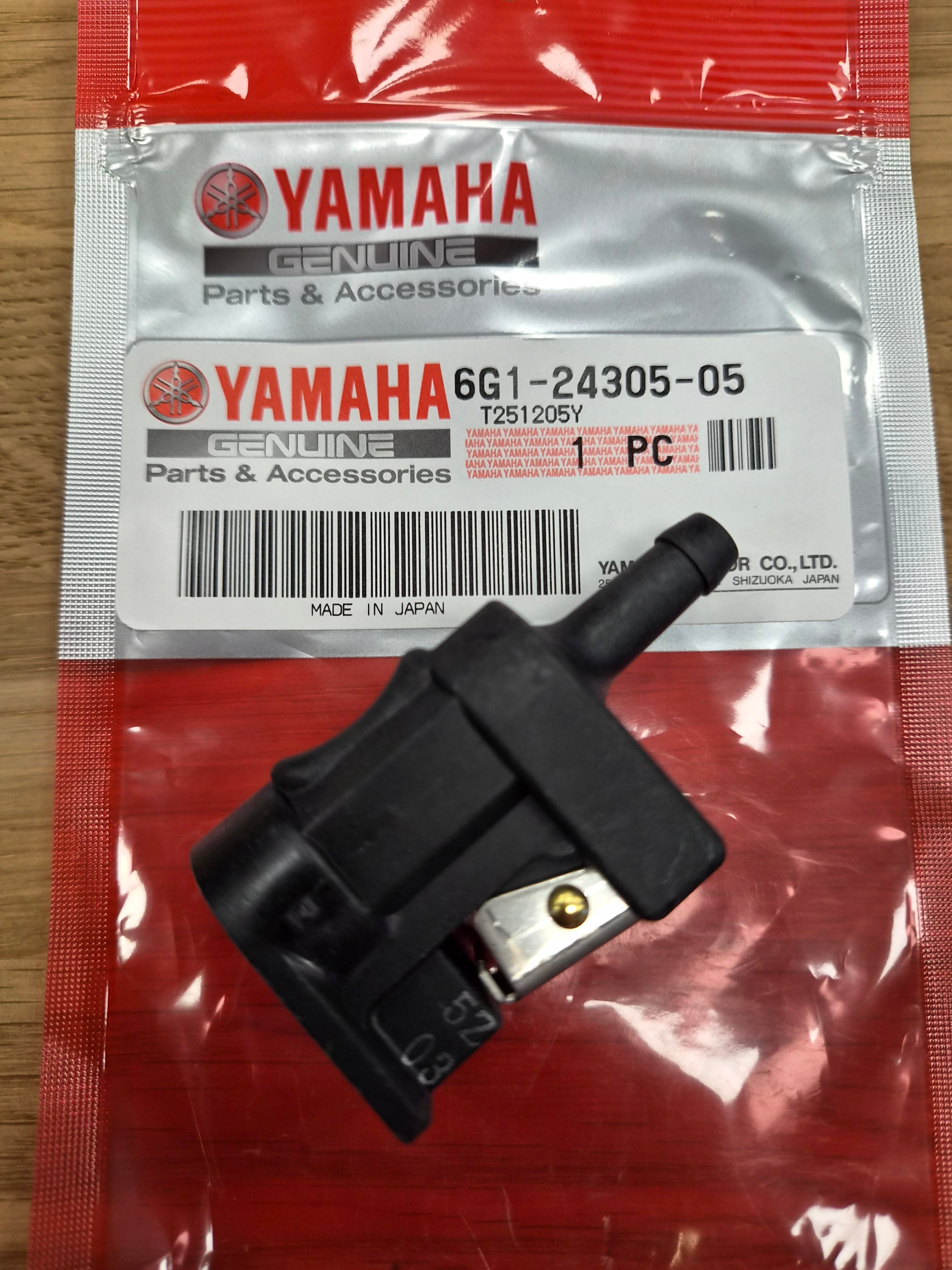Yamaha 6G1243050500 Fuel Connector 6mm Engine Side