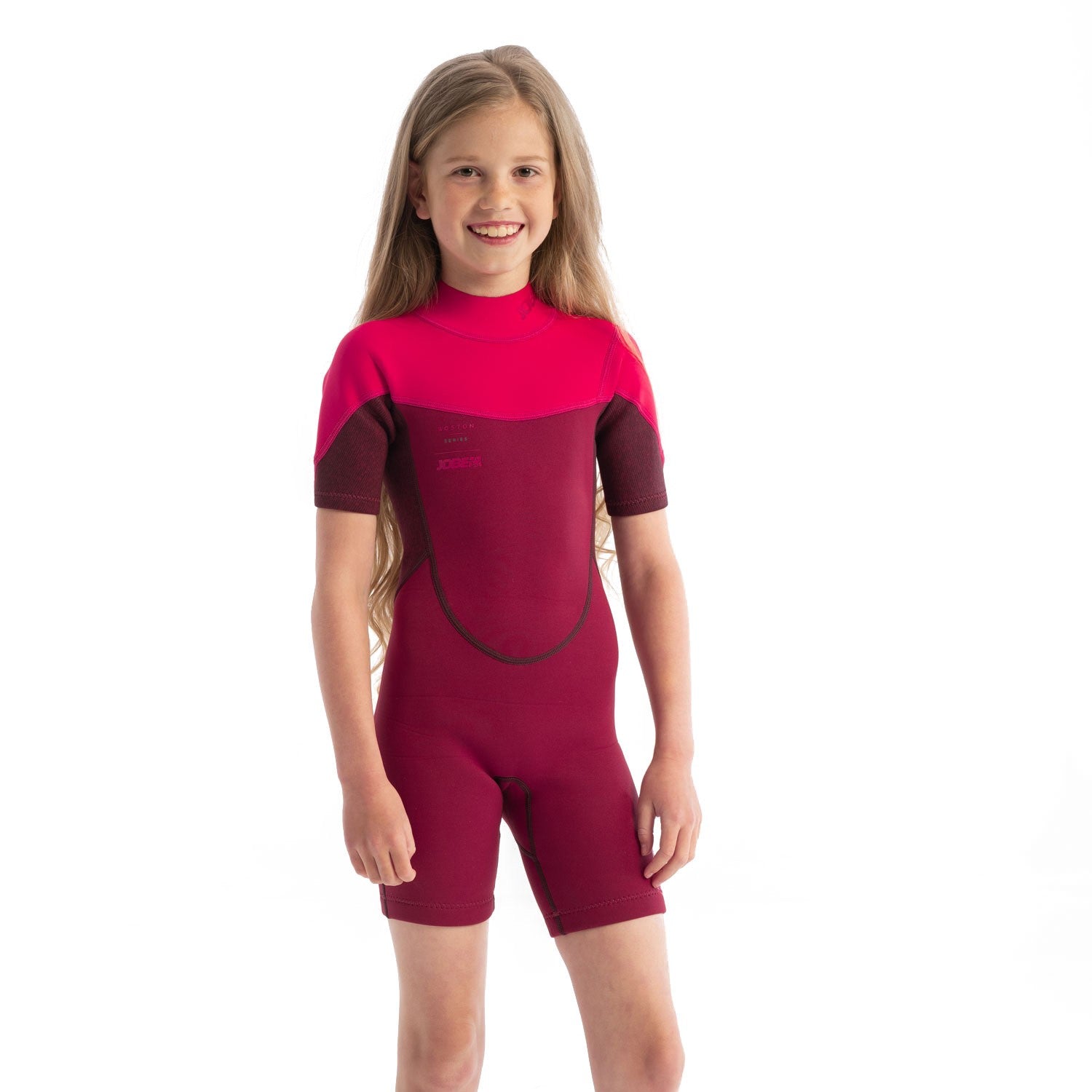 Jobe Boston 2mm Shorty Wetsuit Kids Hot Pink - thumbnail 2