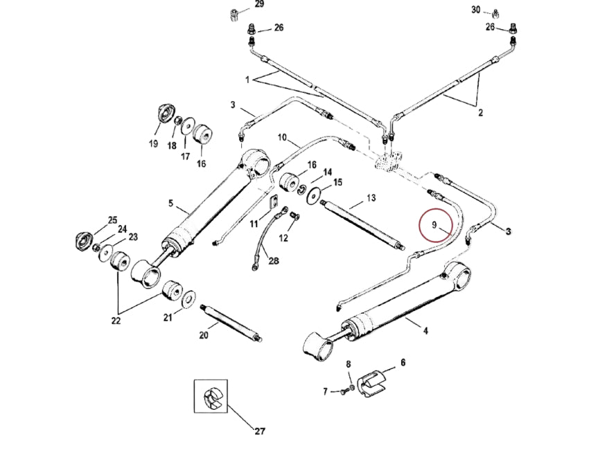 Quicksilver Hydraulic Hose 32-864589