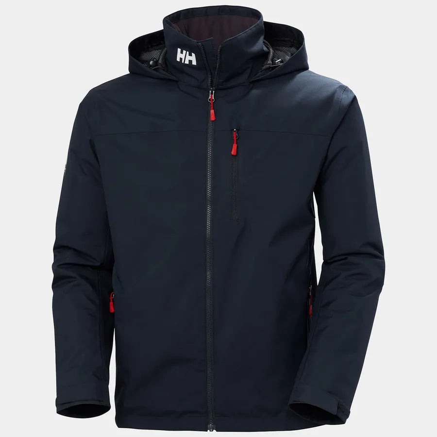 Helly Hansen Men's Crew Hooded Midlayer Jacket 2.0 Navy Blue