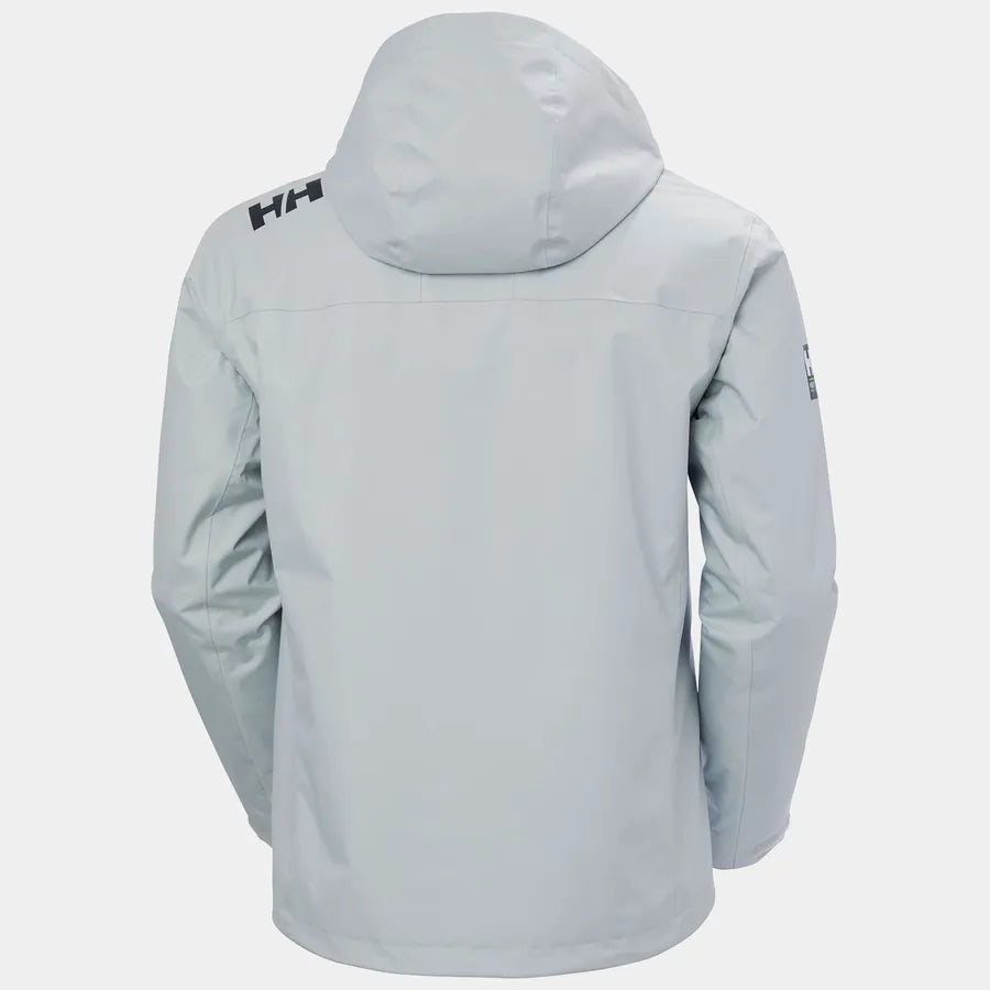 Helly Hansen Men's Crew Hooded Midlayer Jacket 2.0 Grey Fog