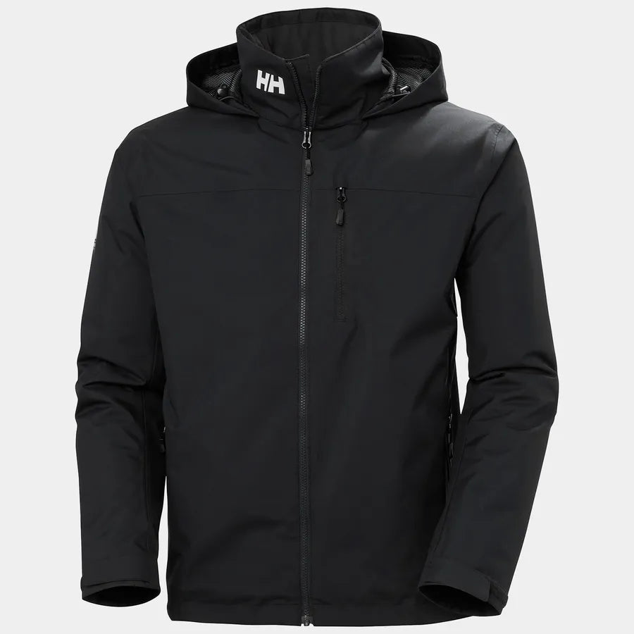 Helly Hansen Men's Crew Hooded Midlayer Jacket 2.0 Black