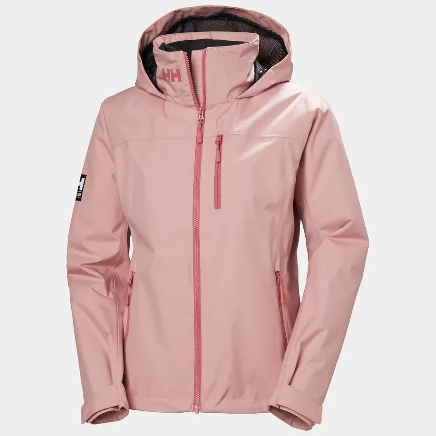 Helly Hansen Women's Crew Hooded Midlayer Jacket 2.0 Pink Salt
