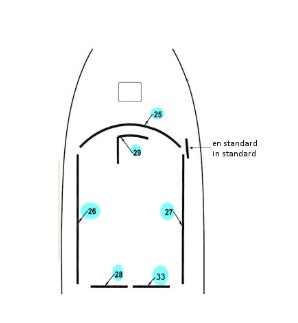 Jeanneau Merry Fisher 695 Series 2 Curtain Set - thumbnail 3