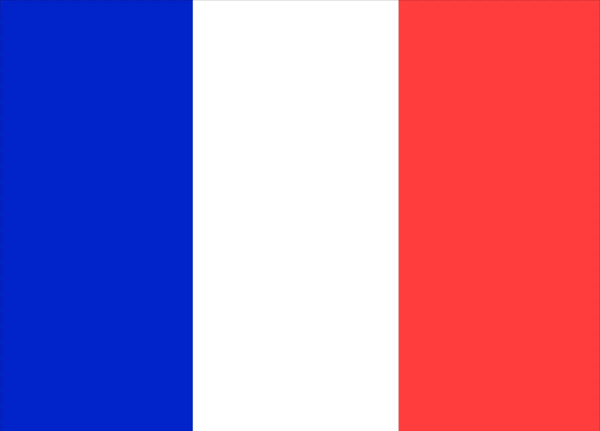 France Courtesy Flag 30 x 45cm - thumbnail 2