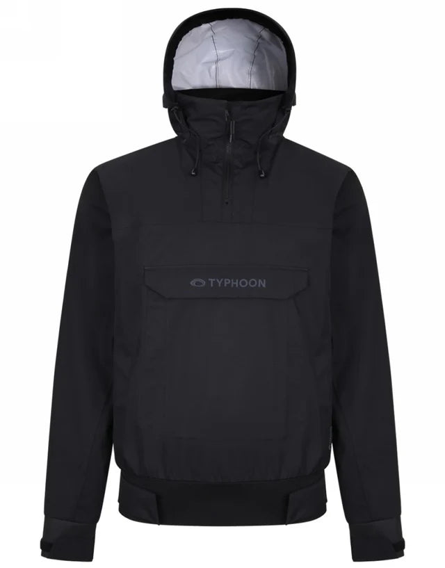 Typhoon Unisex Renvyle Hooded Spray Top Black