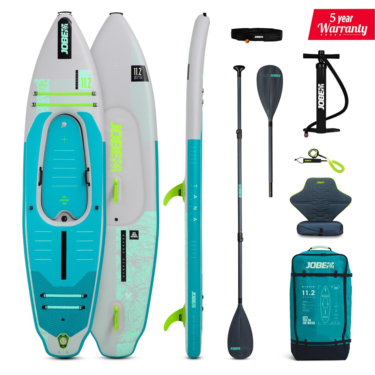 Jobe Aero Tana Hybrid SUP Premium Board 11.2 Package - 2