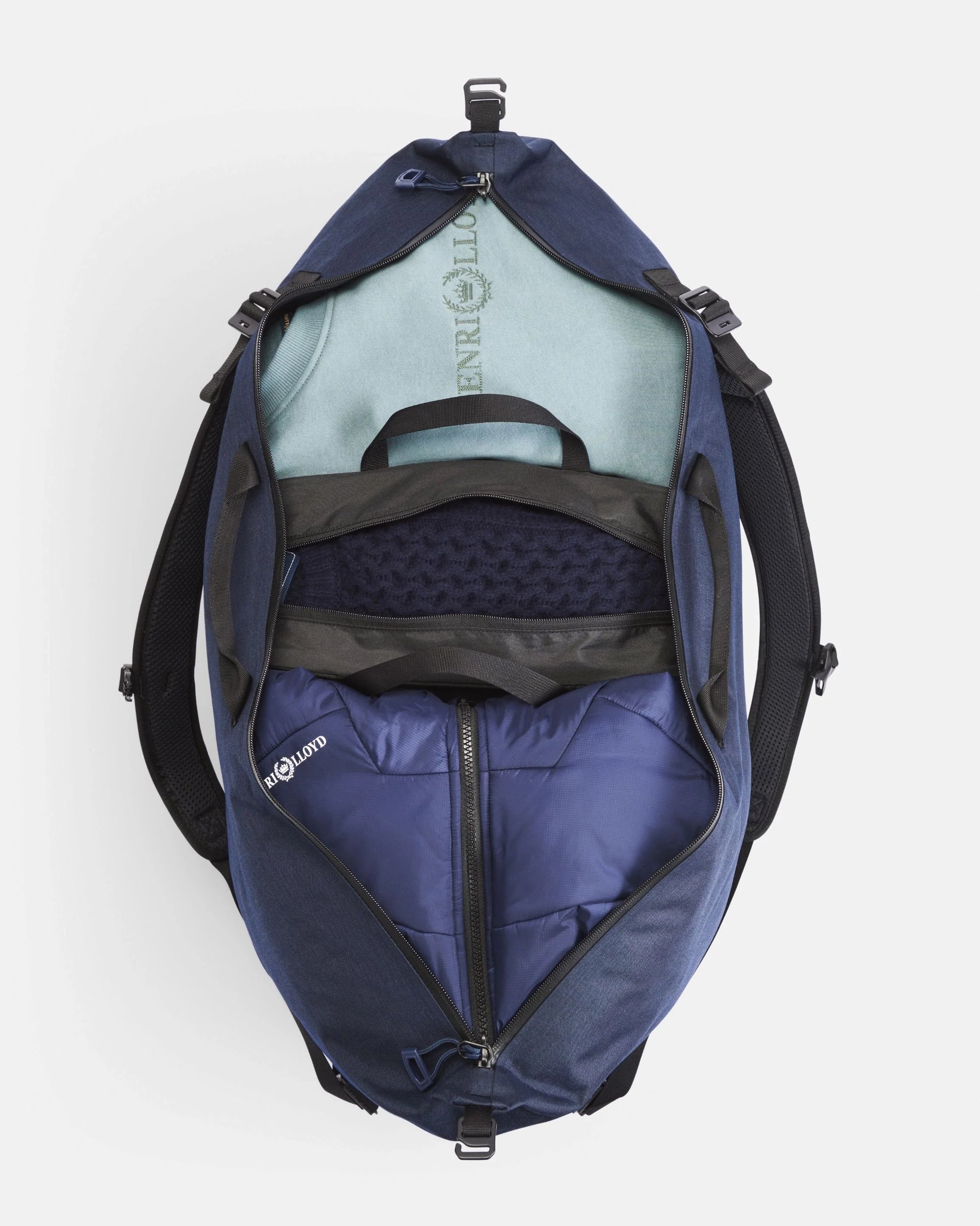 Henri Lloyd Storm Duffle Bag - 50L - Navy Blue - 3