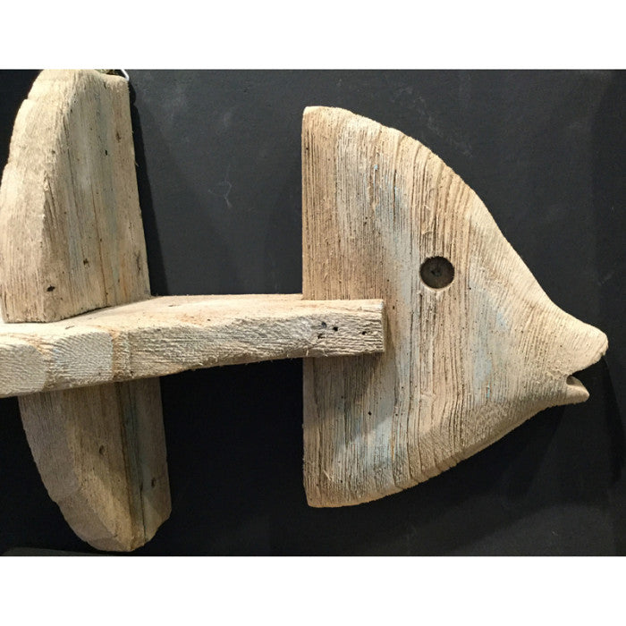 Wooden Fish Bones Shelf - 4