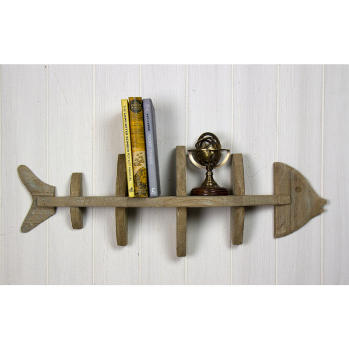 Wooden Fish Bones Shelf - 3