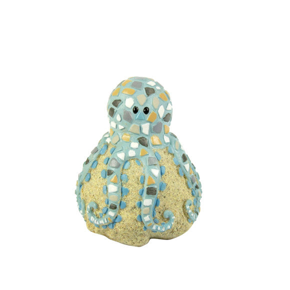 Mosaic Octopus on Rock - 2