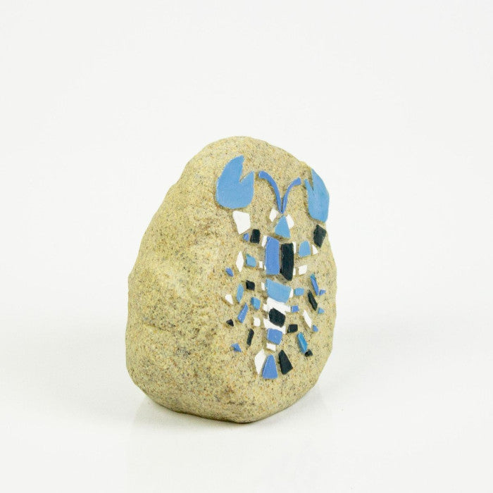 Mosaic Lobster on Rock - 3