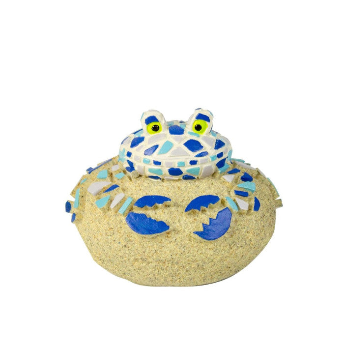 Mosaic Crab on Rock - 2