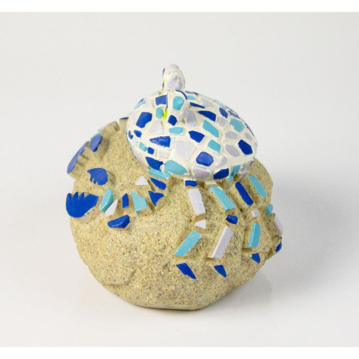 Mosaic Crab on Rock - 4