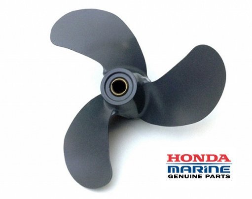 Genuine Honda 3 Blade Aluminium Marine Propeller 7 7/8" x 6 3/4" - 2