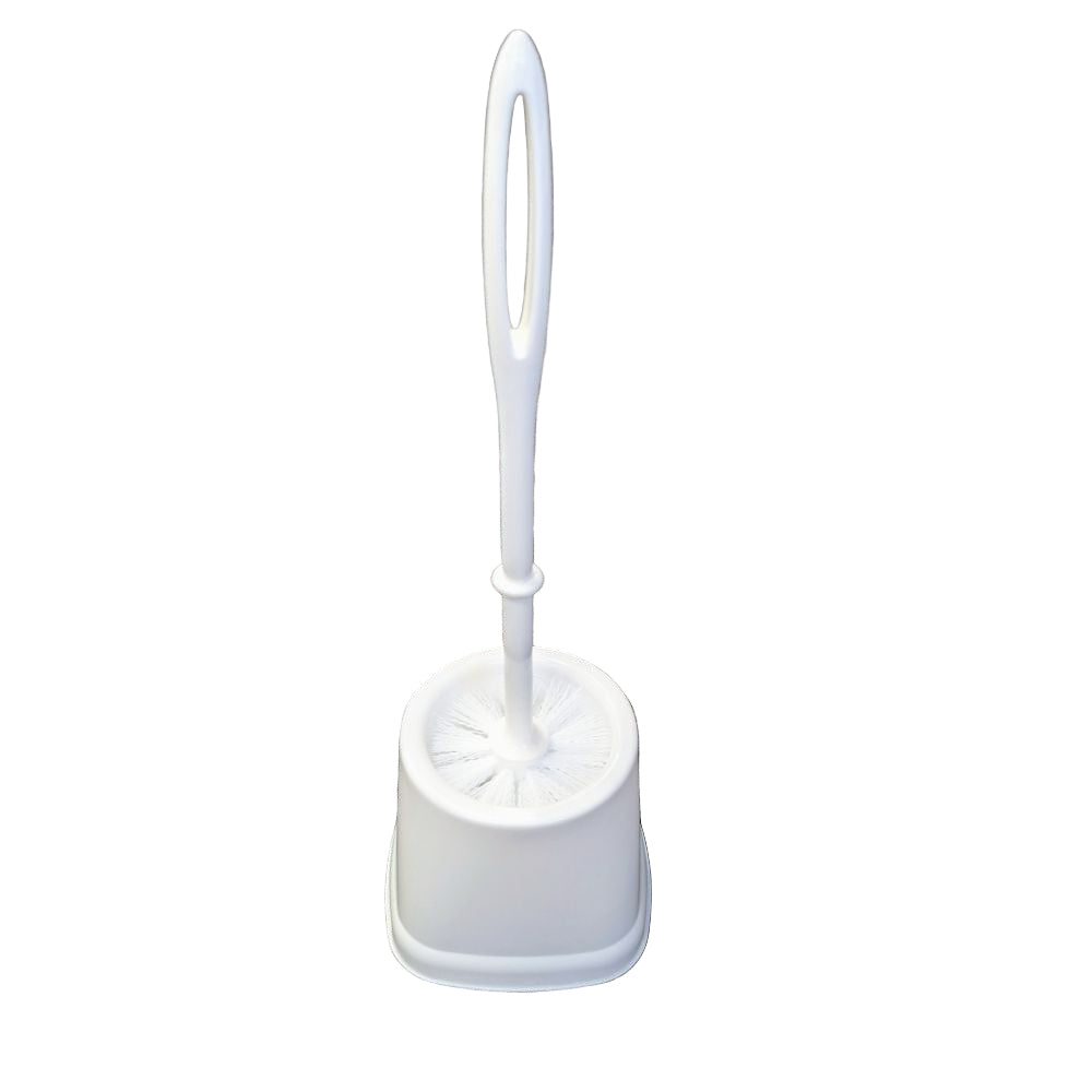 Toilet Brush and Holder, White