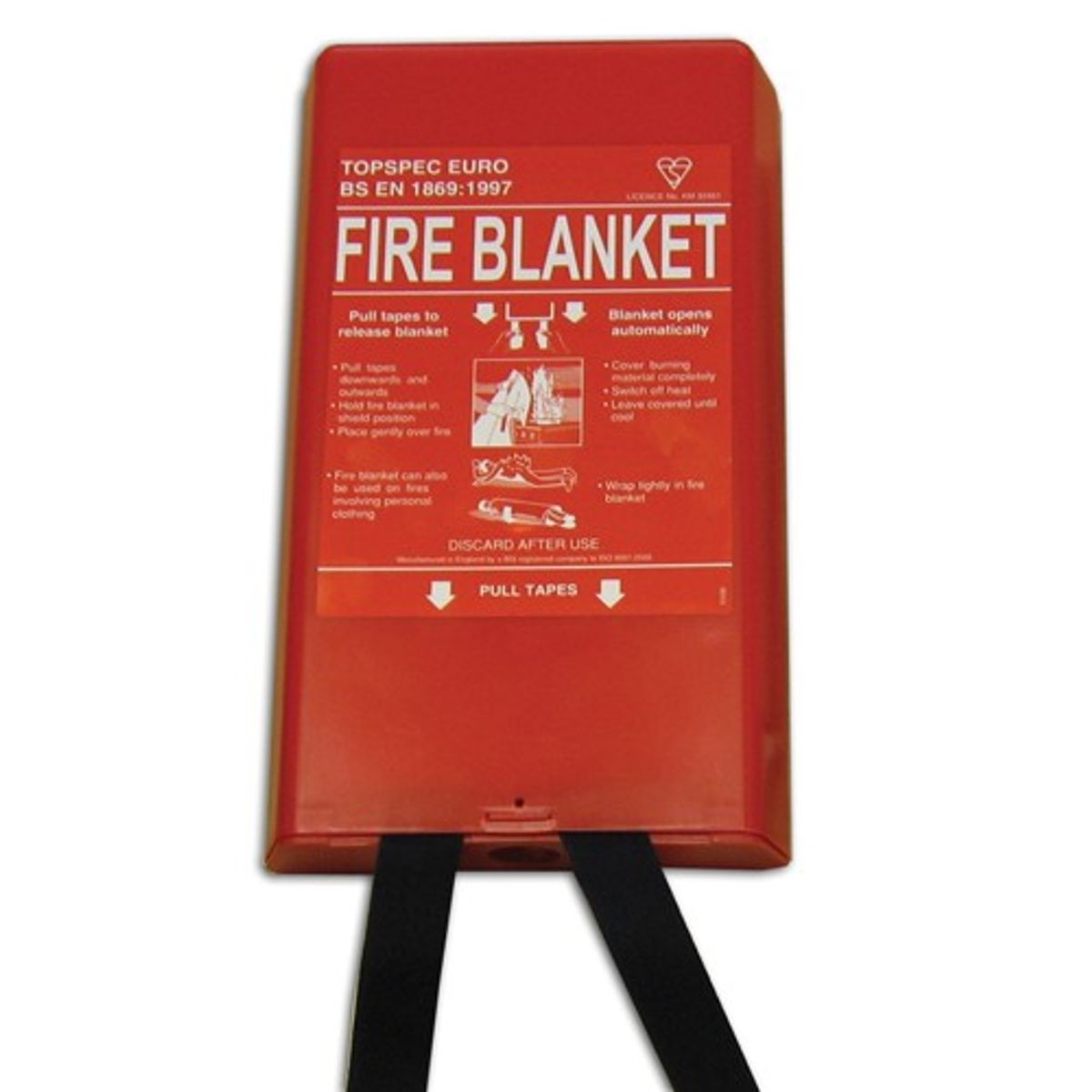 FireBlitz Fire Blanket 1m x 1m - 2