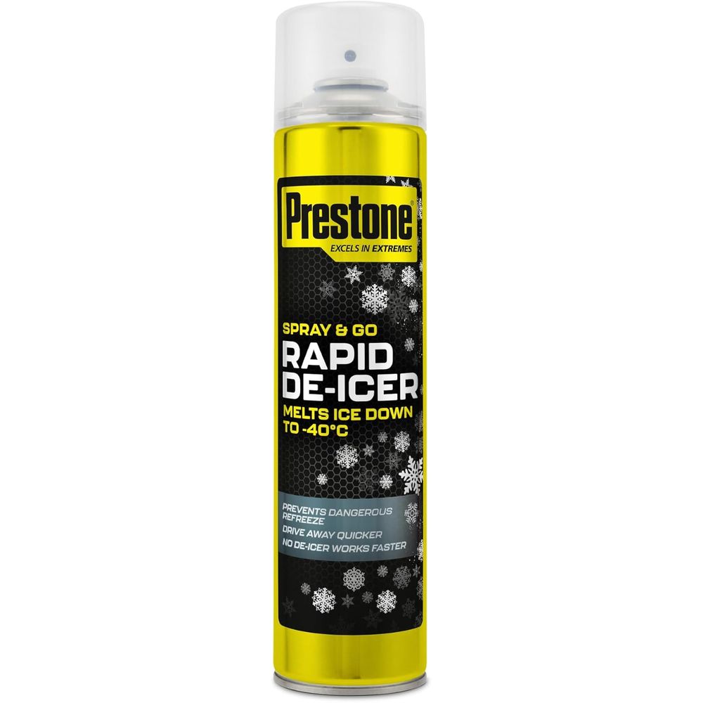 Prestone Spray & Go Rapid De-Icer 600ml