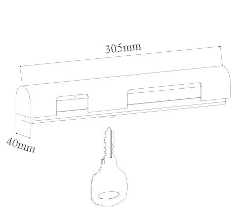 Stainless Steel Outboard Motor Lock - 3