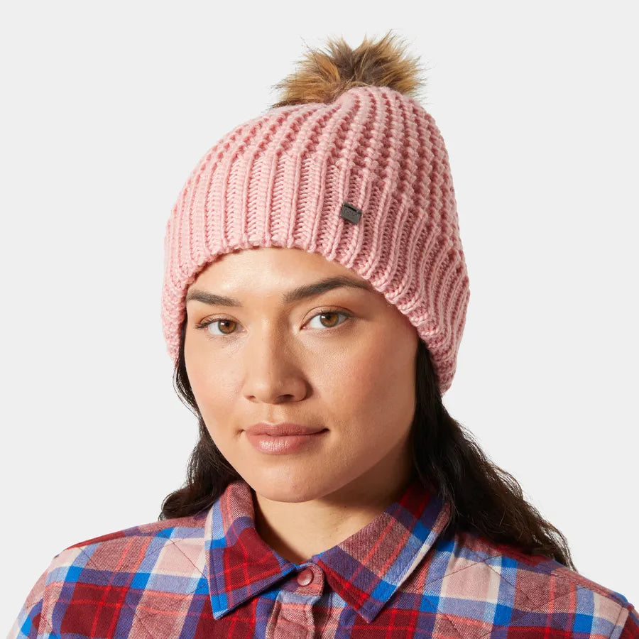 Helly Hansen Women's Snowfall Beanie Pink Salt - thumbnail 3