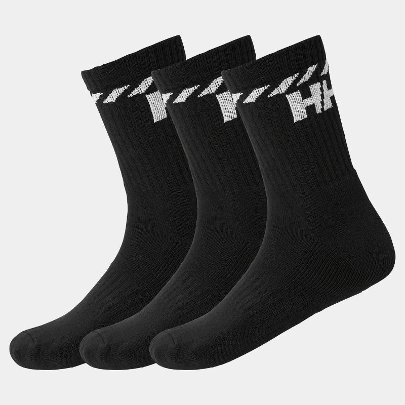 Helly Hansen Cotton Sport Sock 3PK Black