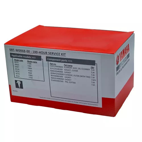 Yamaha Service Kit 100hr F30B F40F F40H F50H F60F F40G F70A