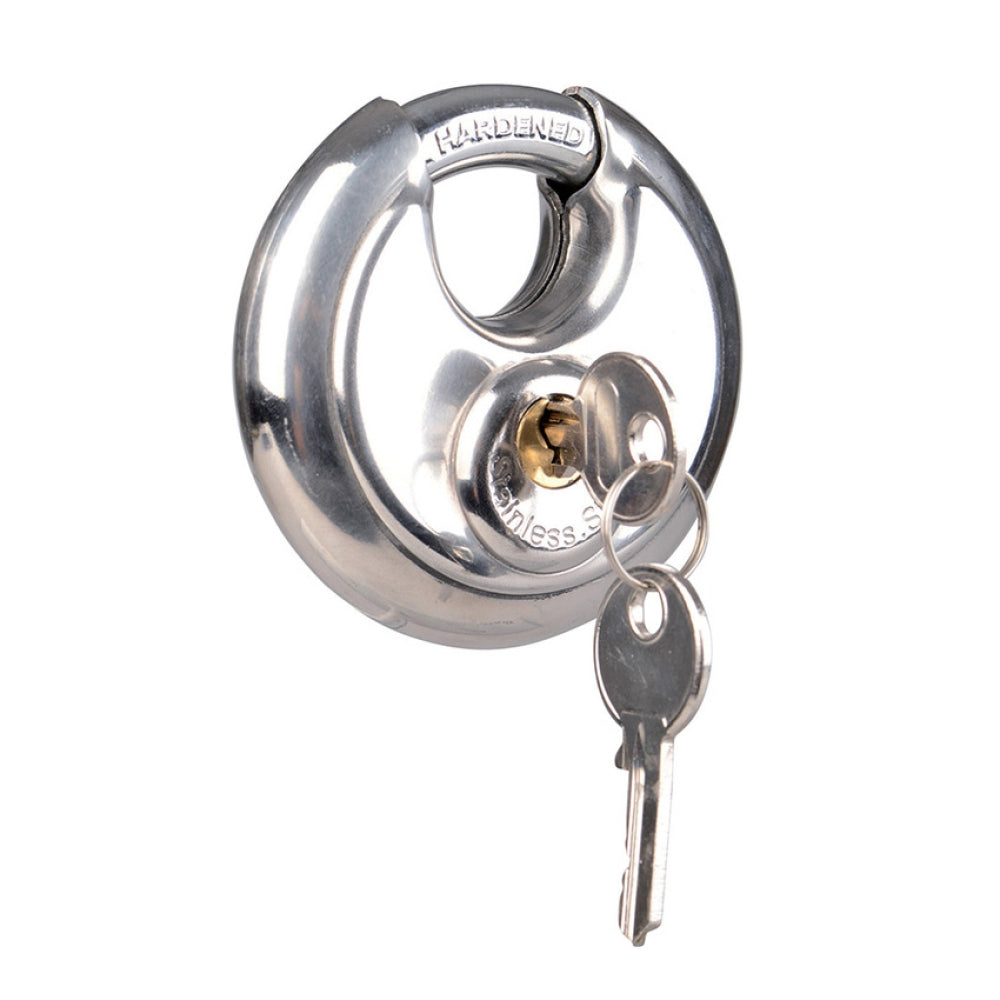 Talamex Disk Padlock Stainless Steel - thumbnail 2
