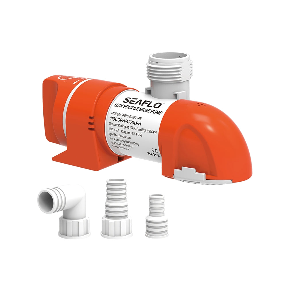 Seaflo Low Profile Automatic Bilge Pumps 12V 1100 GPH / 4164 LPH - thumbnail 3