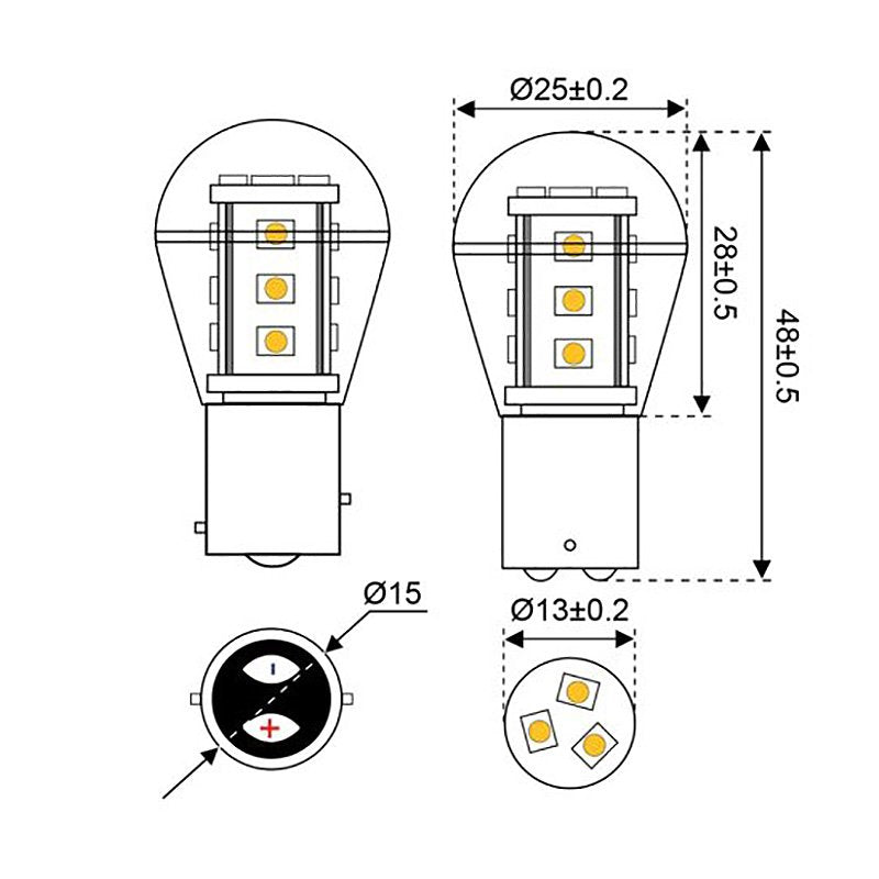 Talamex S-Led 15 10-30V Bay15D - 3