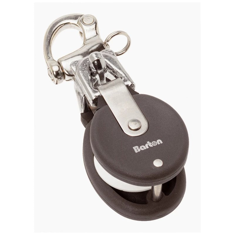 Barton Marine 48 mm Snatch Block and Stainless Steel Snap Shackle