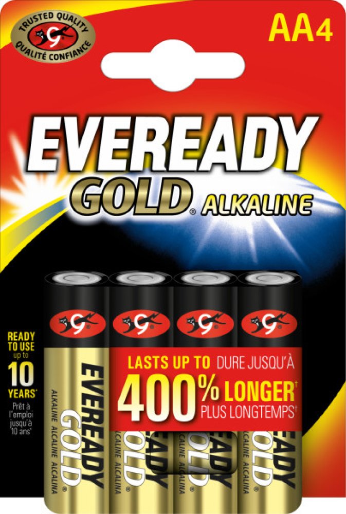 Eveready Gold Alkaline Batteries