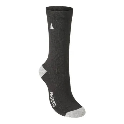 Musto Marina Socks 2pk Navy/Black