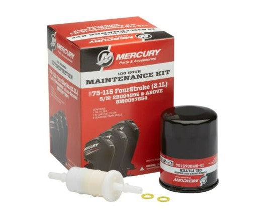 Mercury 100Hr Service Kit 75/115 HP 2B094996 & Up 8M0097854