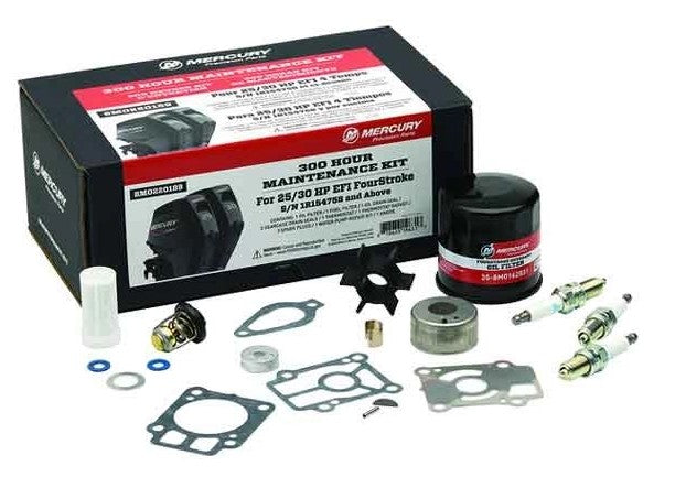 Mercury 300Hr Service Kit 25/30 HP EFI 3 Cyl 1R154758 & up 8M0220189