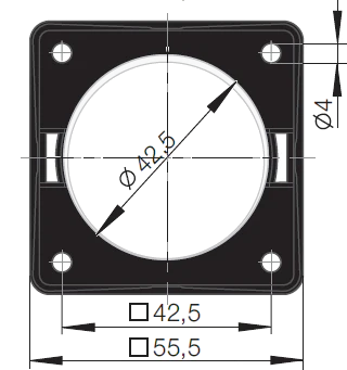 Berker British Standard Socket Outlet - Anthracite Black BK/09-6262-25-05 - 4